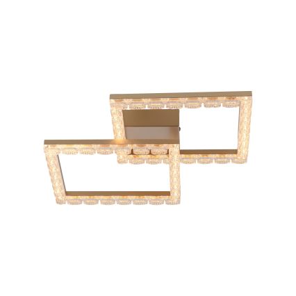 JUST LIGHT. 14732-60 - Plafoniera LED GLITRA LED/17,5W/230V 37,6x37,6 cm oro