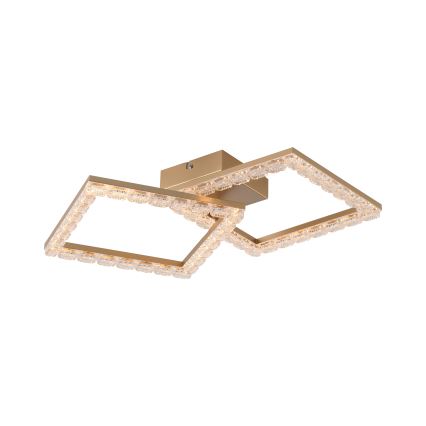 JUST LIGHT. 14732-60 - Plafoniera LED GLITRA LED/17,5W/230V 37,6x37,6 cm oro