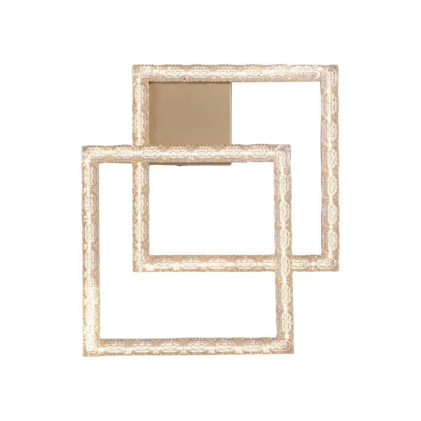 JUST LIGHT. 14732-60 - Plafoniera LED GLITRA LED/17,5W/230V 37,6x37,6 cm oro