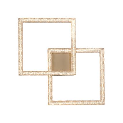 JUST LIGHT. 14732-60 - Plafoniera LED GLITRA LED/17,5W/230V 37,6x37,6 cm oro