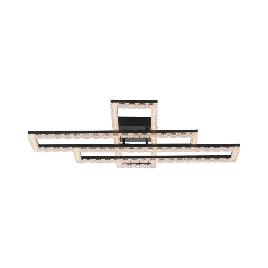 JUST LIGHT. 14733-18 - Plafoniera LED GLITRA LED/35W/230V 57x72 cm nera