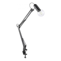 JUST LIGHT. 14773-18 - Lampada da tavolo con morsetto TURN ME 1xE27/60W/230V nero