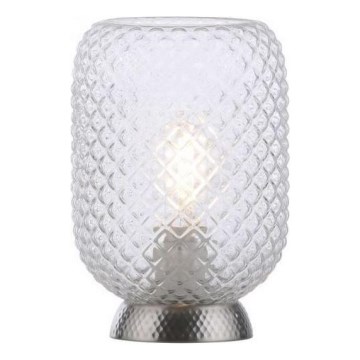 JUST LIGHT. 14906-55 - Lampada da tavolo REISHI 1xE27/40W/230V cromo opaco