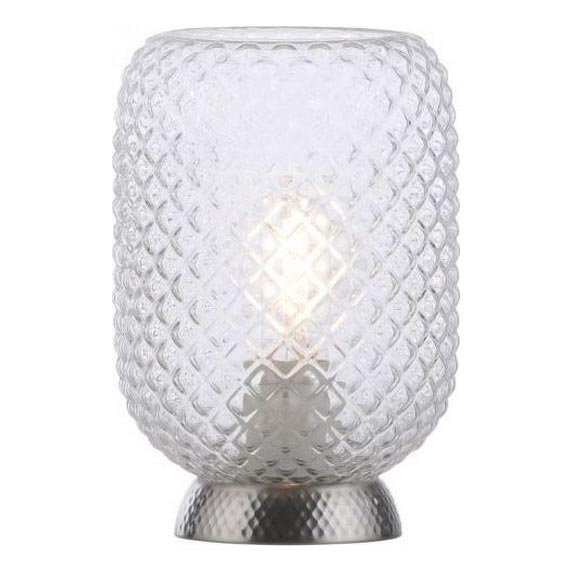 JUST LIGHT. 14906-55 - Lampada da tavolo REISHI 1xE27/40W/230V cromo opaco