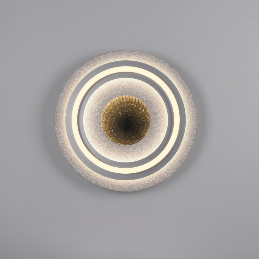 JUST LIGHT. 15089-21 - Plafoniera LED CICHIO LED/36W/230V Ø 40 cm cromo opaco