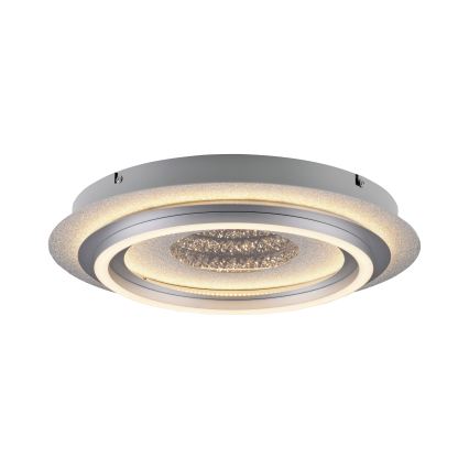 JUST LIGHT. 15089-21 - Plafoniera LED CICHIO LED/36W/230V Ø 40 cm cromo opaco