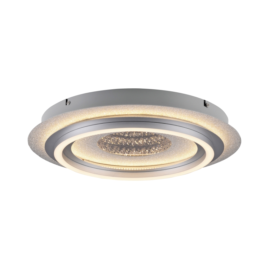 JUST LIGHT. 15089-21 - Plafoniera LED CICHIO LED/36W/230V Ø 40 cm cromo opaco