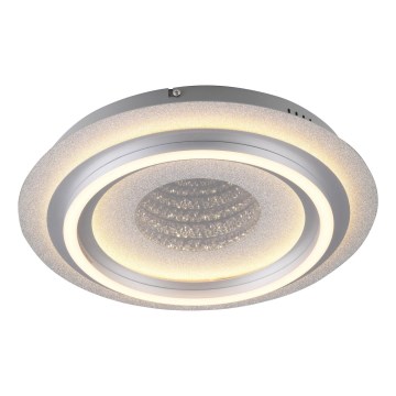 JUST LIGHT. 15089-21 - Plafoniera LED CICHIO LED/36W/230V Ø 40 cm cromo opaco