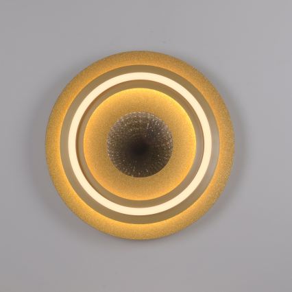 JUST LIGHT. 15089-60 - Plafoniera LED CICHIO LED/36W/230V Ø 40 cm dorata