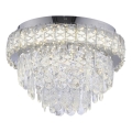 JUST LIGHT. 15092-17 - Plafoniera LED KULUNKA LED/33W/230V Ø 38 cm cromo lucido