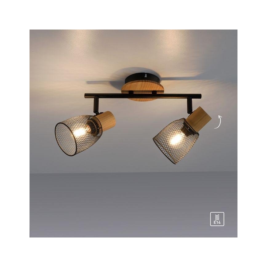JUST LIGHT. 15192-79 - Faretto TAMIS 2xE14/10W/230V