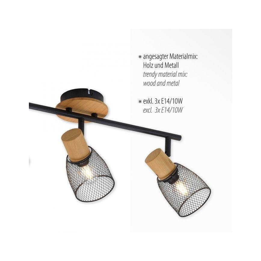 JUST LIGHT. 15193-79 - Faretto TAMIS 3xE14/10W/230V