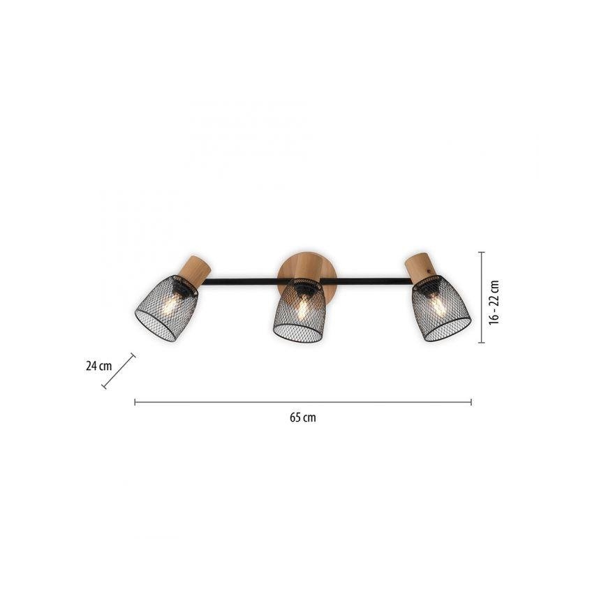JUST LIGHT. 15193-79 - Faretto TAMIS 3xE14/10W/230V