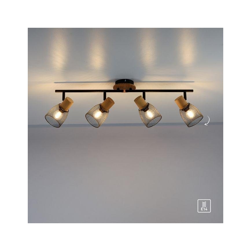 JUST LIGHT. 15194-79 - Faretto TAMIS 4xE14/10W/230V