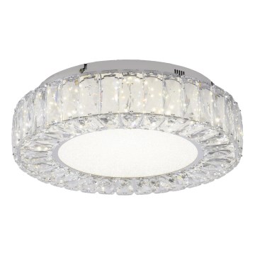 JUST LIGHT. 15221-17 - Plafoniera LED KULUNKA LED/32W/230V Ø 37 cm cromo lucido