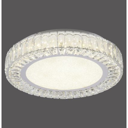 JUST LIGHT. 15222-17 - Plafoniera LED KULUNKA LED/46W/230V Ø 50 cm cromo lucido