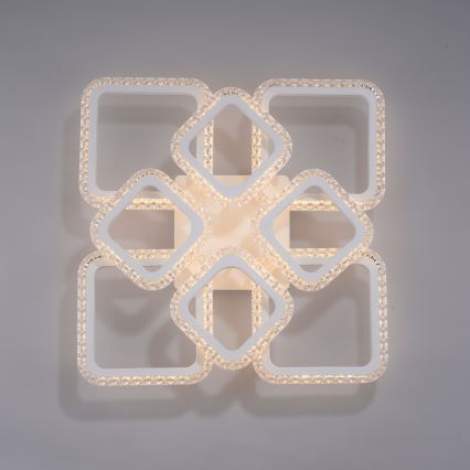 JUST LIGHT. 15269-16 - Plafoniera LED CRYSTALLO LED/43,5W/230V 49x49 cm bianco
