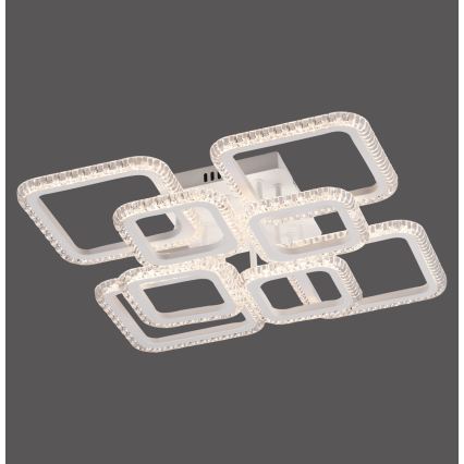 JUST LIGHT. 15269-16 - Plafoniera LED CRYSTALLO LED/43,5W/230V 49x49 cm bianco