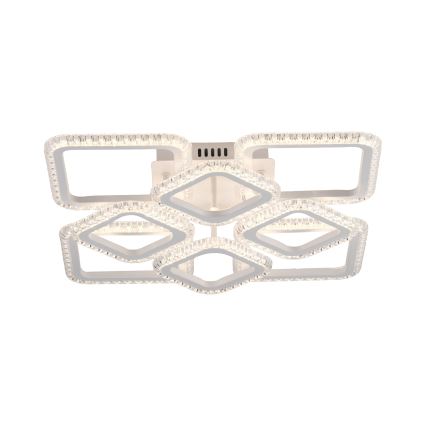 JUST LIGHT. 15269-16 - Plafoniera LED CRYSTALLO LED/43,5W/230V 49x49 cm bianco