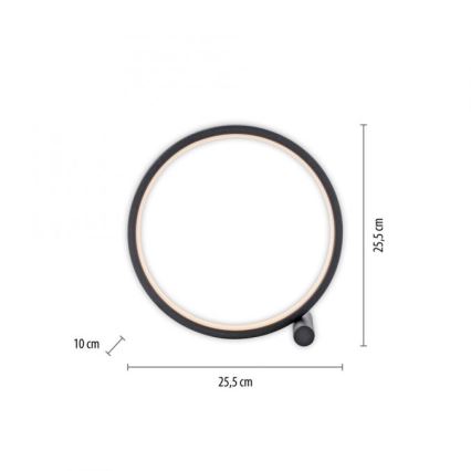 JUST LIGHT. 15395-18 - Lampada da tavolo LED MINI RITUS LED/10,5W/230V nero