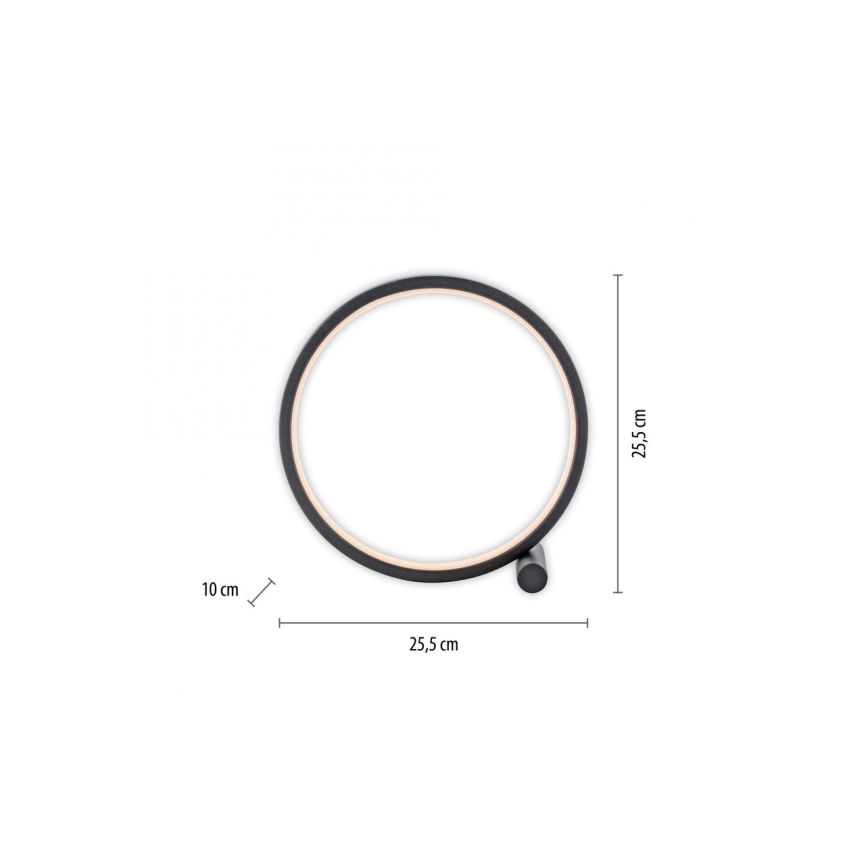 JUST LIGHT. 15395-18 - Lampada da tavolo LED MINI RITUS LED/10,5W/230V nero