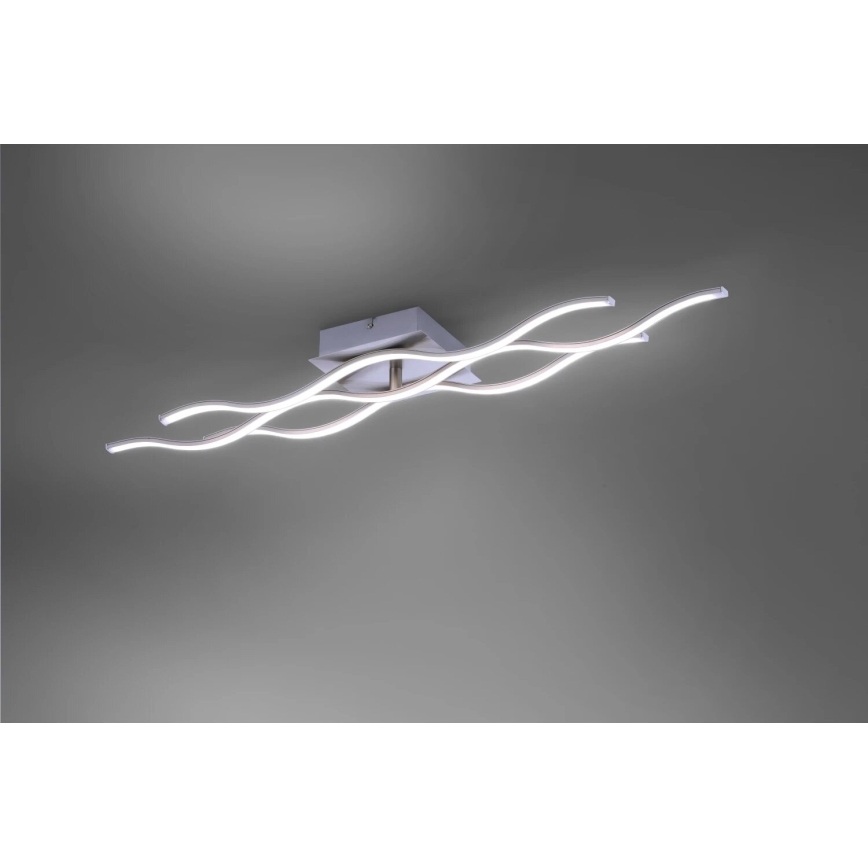 JUST LIGHT. 16266-55 - Plafoniera LED RGB dimmerabile LOLA WAVE LED/30W/230V 2700-5000K + telecomando