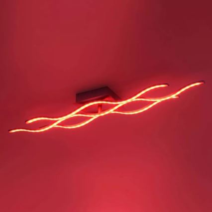 JUST LIGHT. 16266-55 - Plafoniera LED RGB dimmerabile LOLA WAVE LED/30W/230V 2700-5000K + telecomando