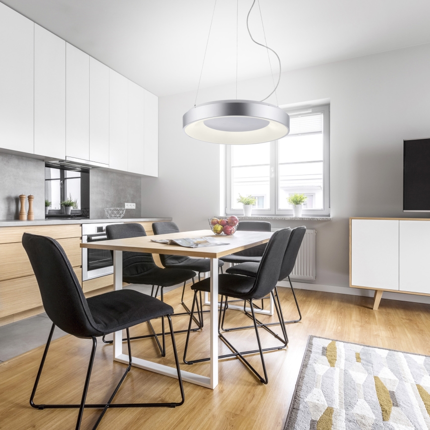 JUST LIGHT. 17075-21 - Lampadario a sospensione con filo LED dimmerabile KETO ANIKA LED/26,5W/230V 2700-5000K + telecomando
