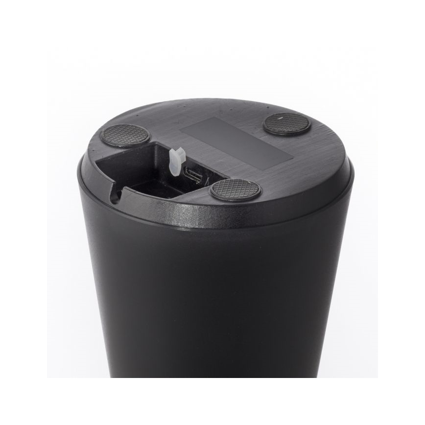 JUST LIGHT. 19260-18 - LED Dimmerabile touch per esterni lampada ABERA LED/3W/3,7V 2000 mAh USB IP54 nero