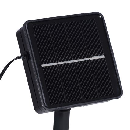 JUST LIGHT. 19971-18 - Striscia solare LED RGB TEANIA LED/3,7V 5 m 1200 mAh IP44 nera