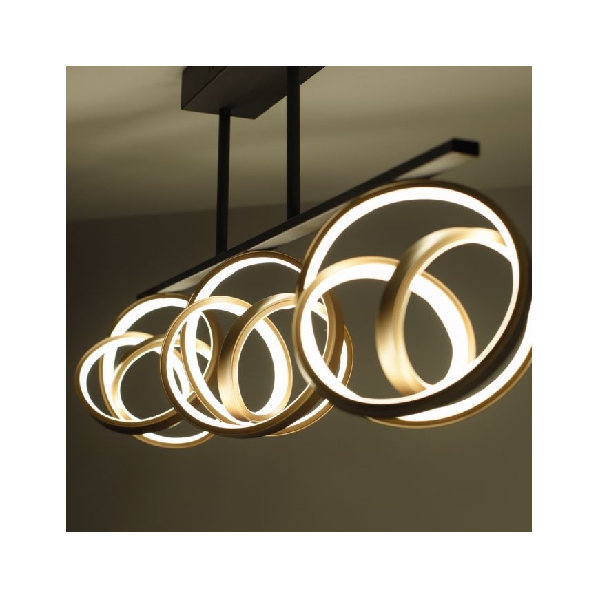 JUST LIGHT. 6245-18 - Lampadario a plafone LED dimmerabile LOOP 3xLED/11W/230V 2700-5000K + telecomando