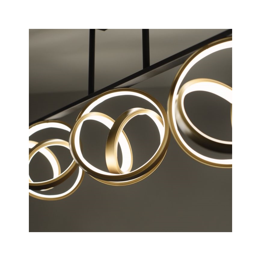 JUST LIGHT. 6245-18 - Lampadario a plafone LED dimmerabile LOOP 3xLED/11W/230V 2700-5000K + telecomando
