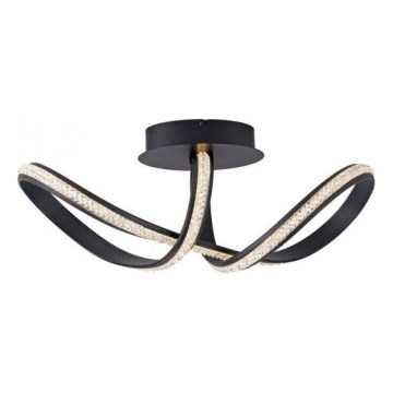 JUST LIGHT. 8475-18 - Lampadario a plafone LED dimmerabile BRILLA LED/29W/230V nero