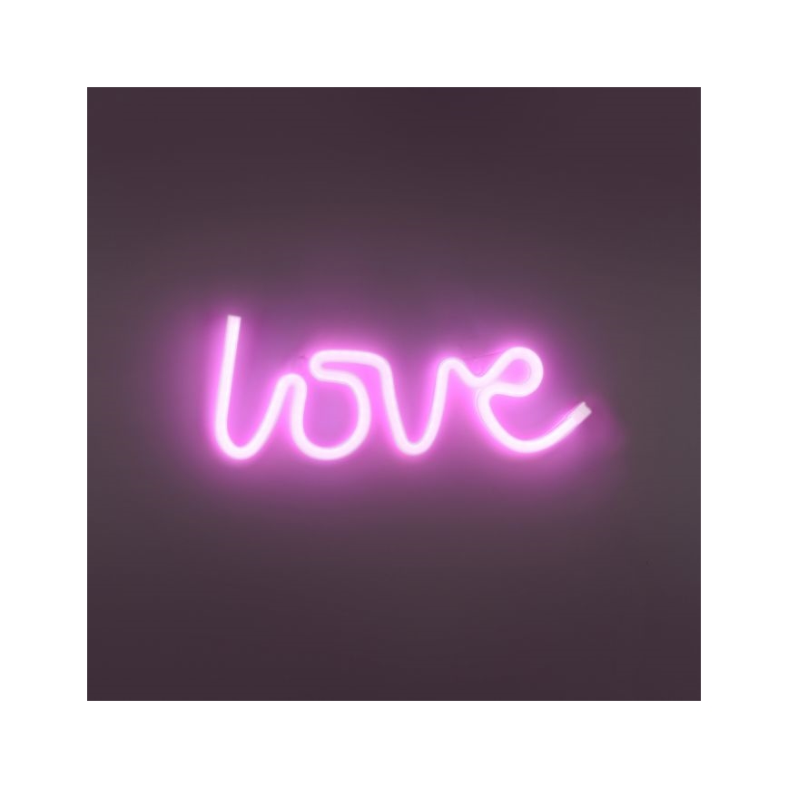 JUST LIGHT. 85021-87 - LED Decorazione murale al neon NEON LED/6,5W/5V Love