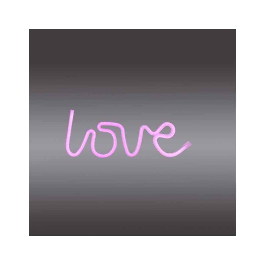 JUST LIGHT. 85021-87 - LED Decorazione murale al neon NEON LED/6,5W/5V Love