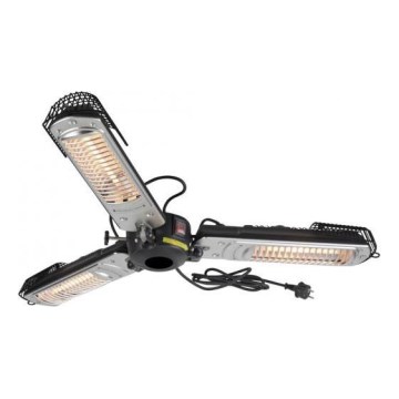 JUST LIGHT. 99513-18 - Elemento riscaldante per esterni GLOW 3x650W/1300W/2000W/230V IP34