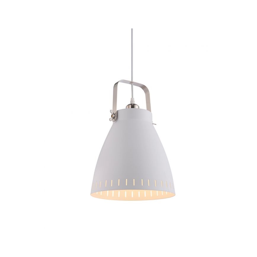 JUST LIGHT. L11160-16 - Lampadario a sospensione con filo EVA 1xE27/60W/230V diametro 26,5 grigio