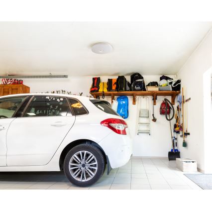 Plafoniera LED con sensore di movimento e sensore crepuscolare FOGLER LED/17W/230V Ø 33 cm