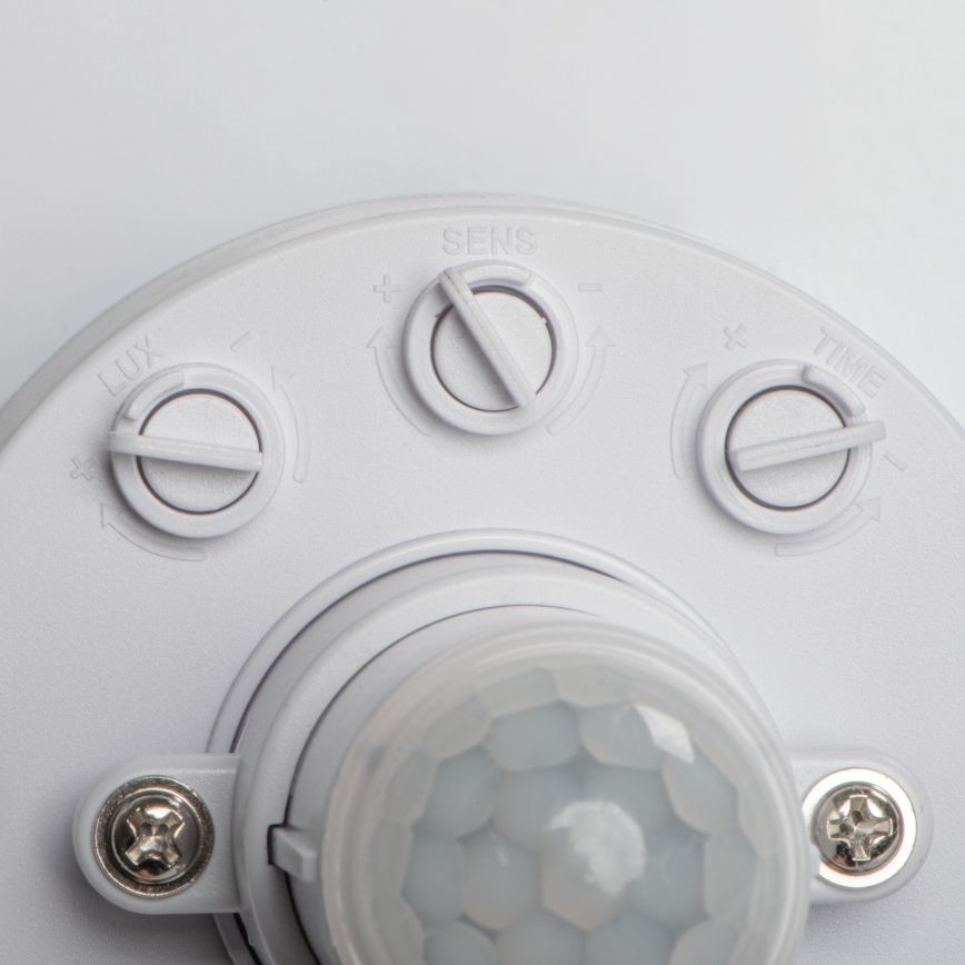 Plafoniera LED con sensore di movimento e sensore crepuscolare FOGLER LED/17W/230V Ø 33 cm