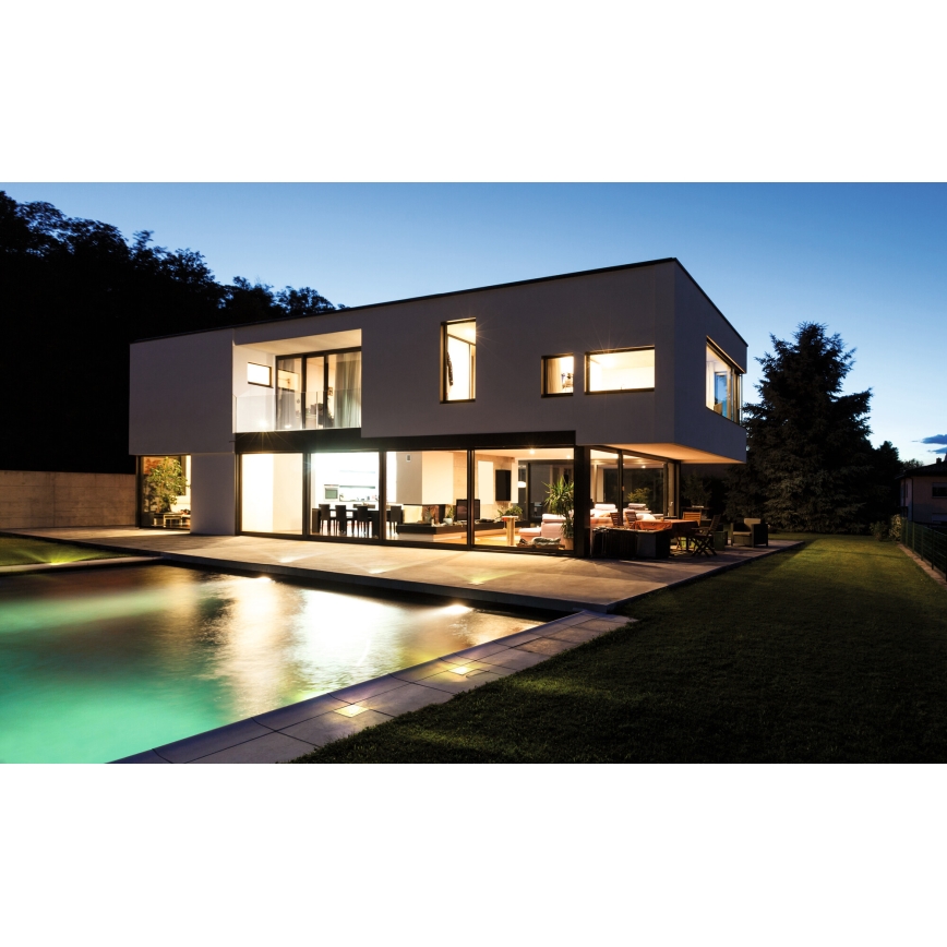 LED lampada da incasso carrabile da esterno GORDO LED/1W/230V 9,5x9,5 cm IP67 acciaio inox