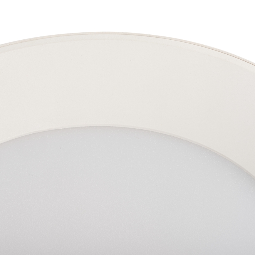 Faretto LED SONOR 6 W/230 V, 3000/4000/5700 K + LED 1,5 W 2200 K, Ø 9 cm, bianco