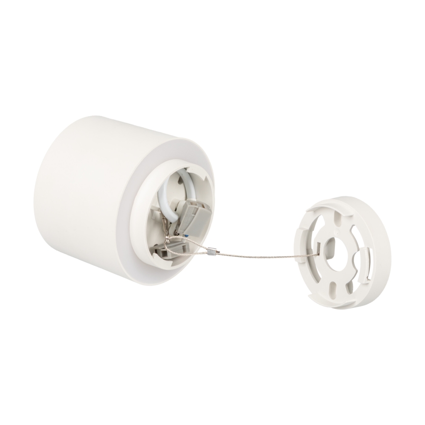 Faretto LED SONOR 6 W/230 V, 3000/4000/5700 K + LED 1,5 W 2200 K, Ø 9 cm, bianco