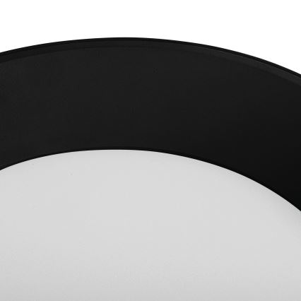 Faretto LED SONOR LED/6W/230V 3000/4000/5700K + LED/1,5W 2200K, Ø 9 cm, nero