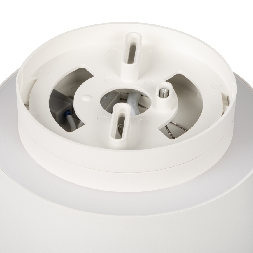 Faretto LED SONOR LED/12W/230V 3000/4000/5700K + LED/1,5W 2200K Ø 14 cm bianco