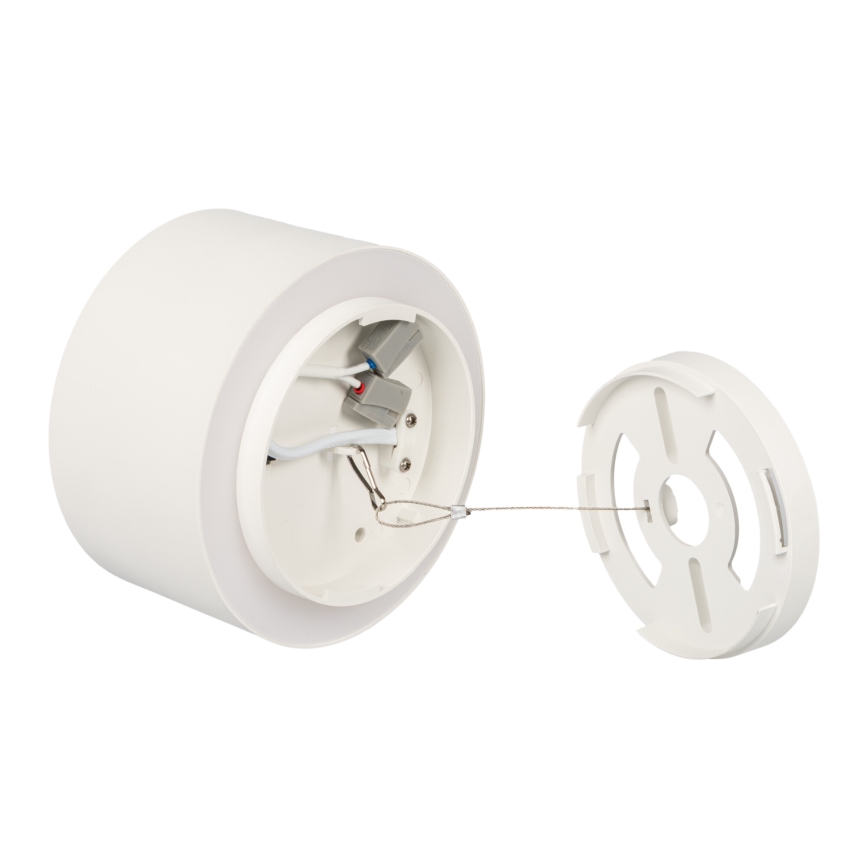 Faretto LED SONOR LED/12W/230V 3000/4000/5700K + LED/1,5W 2200K Ø 14 cm bianco