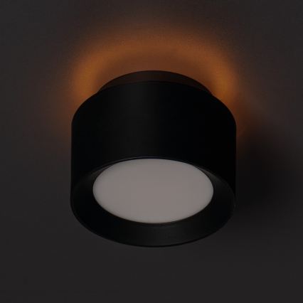 Faretto LED SONOR LED/12W/230V 3000/4000/5700K + LED/1,5W 2200K Ø 14 cm nero