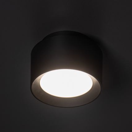Faretto LED SONOR LED/12W/230V 3000/4000/5700K + LED/1,5W 2200K Ø 14 cm nero