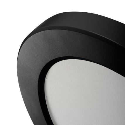 LED Soffitto/lampada da incasso con sensore di movimento 2in1 ERGA LED/17W/230V 3000/4000/6500K nero