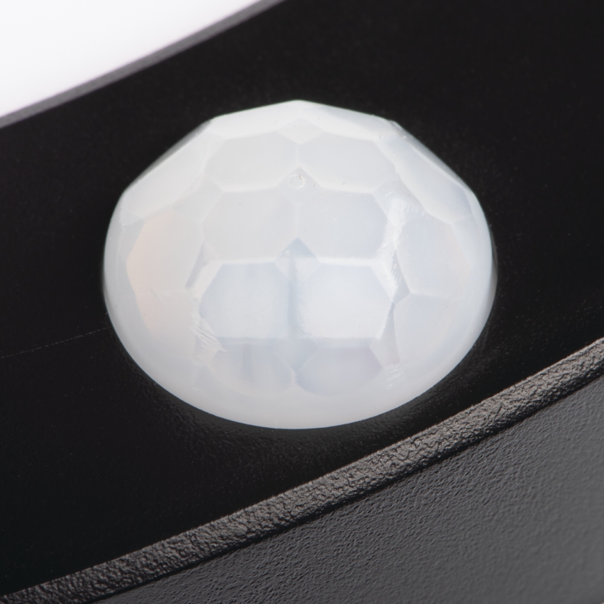 LED Soffitto/lampada da incasso con sensore di movimento 2in1 ERGA LED/17W/230V 3000/4000/6500K nero