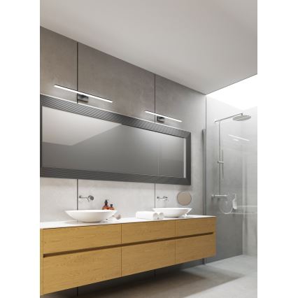 Illuminazione a LED per specchio da bagno ASTEN LED/8W/230V IP44 nero
